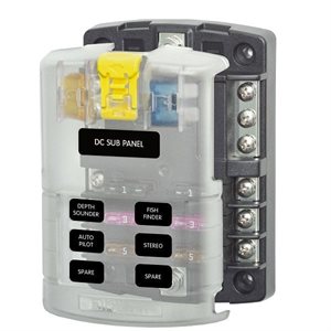 Bloc à fusible ATO / ATC - 6 circuits