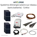 Système d’énergie solaire sur réseau (sans batterie) - 5.4Kw