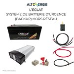 L'Éclat - Système de batterie backup - hors réseau