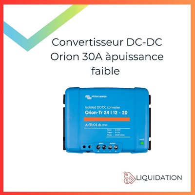 Convertisseur DC-DC Orion 30A à puissance faible