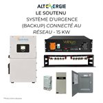 Le Soutenu - Système de batterie backup connecté au réseau - 15 kw