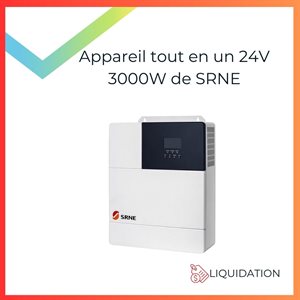 Appareil tout en un 24V / 3000W de SRNE